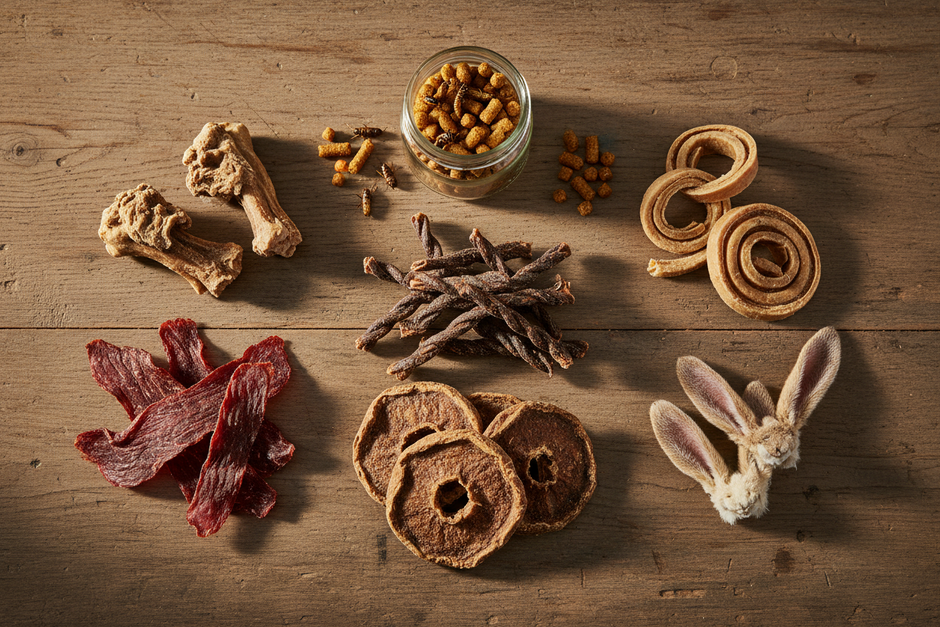 Monoprotein-Snacks