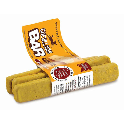 Chewllagen Käse Kauknochen | 100 % Natur, langlebig & lecker