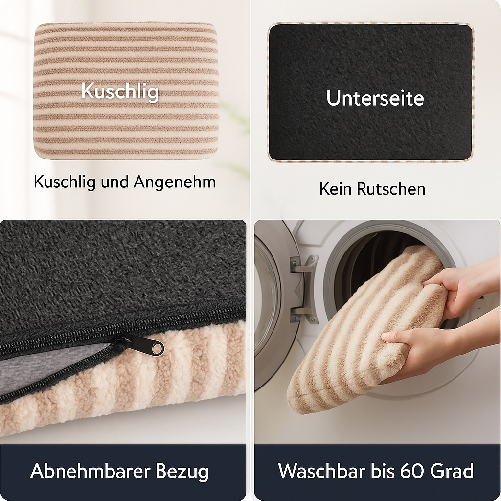 Karl der Kuschlige | waschbares Premium Hundebett