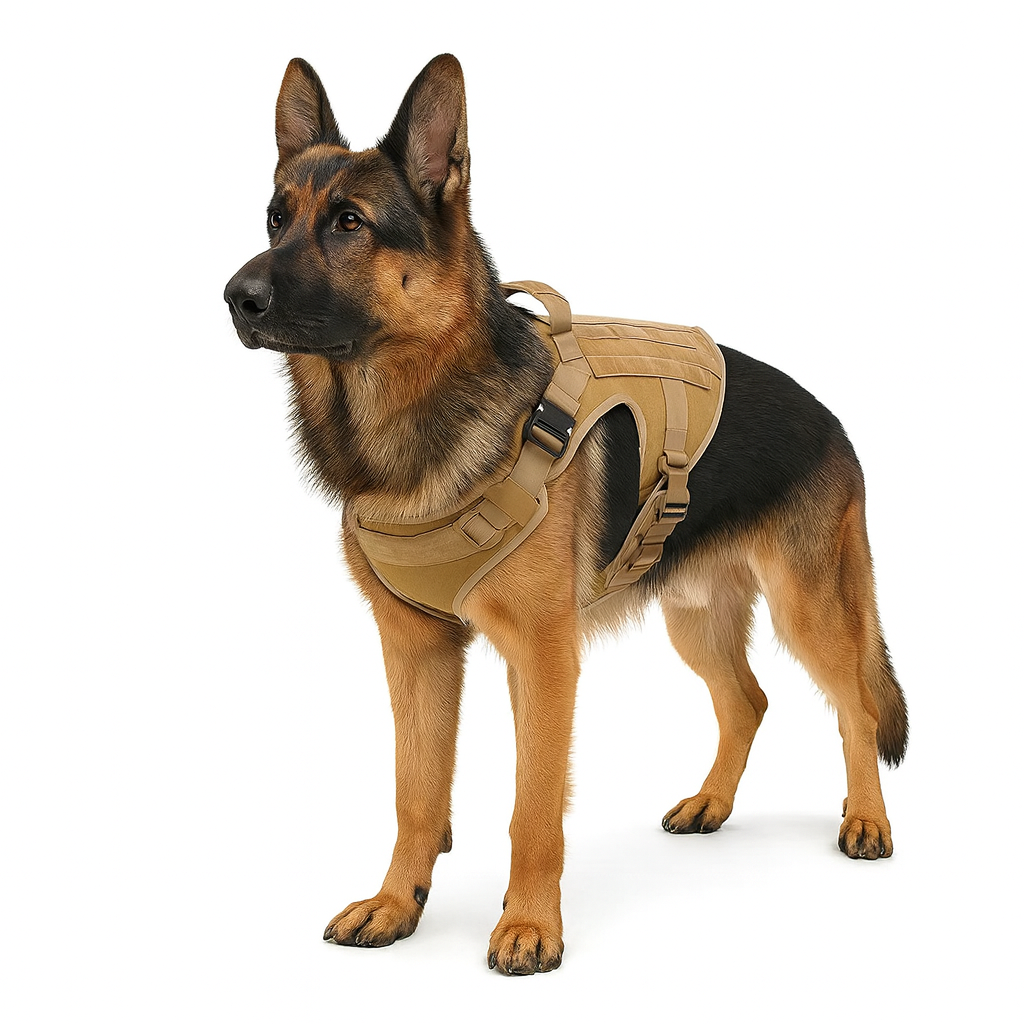 Taktisches Hundegeschirr & Leine im Set