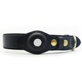 Premium Leder Hunde­halsband mit AirTag Halter & GPS Tracking