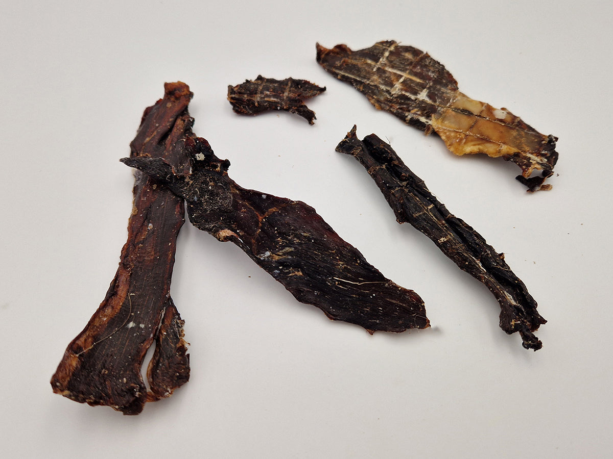 Hirschjerky, Wildbret-Kausnack für Hunde