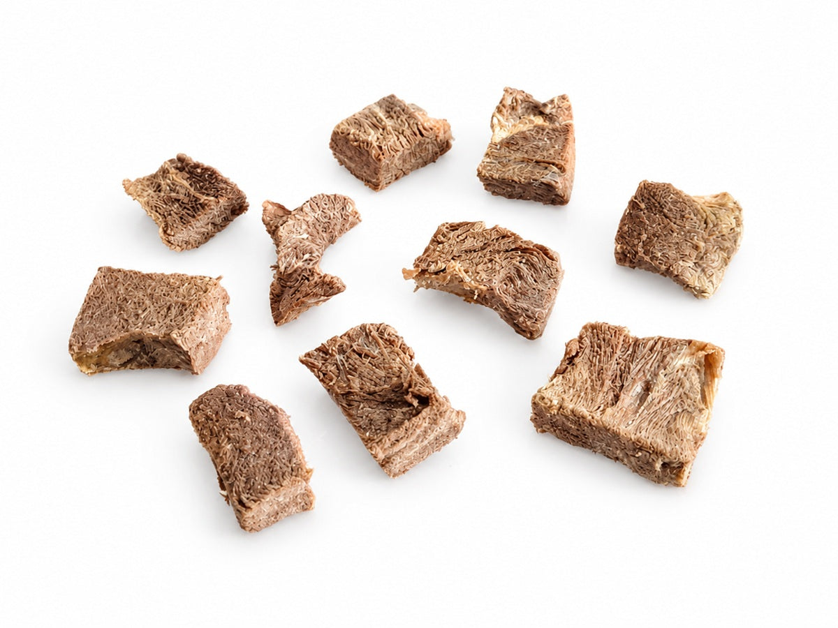 Gefriergetrocknetes mageres Pferdefleisch, hypoallergener Snack für Hunde